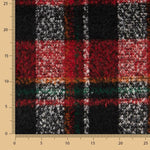 Mantel Stoff Karos Maroon - Ribes y Casals