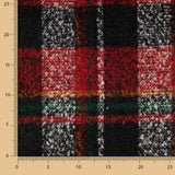 Mantel Stoff Karos Maroon - Ribes y Casals