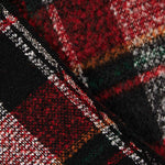 Mantel Stoff Karos Maroon - Ribes y Casals