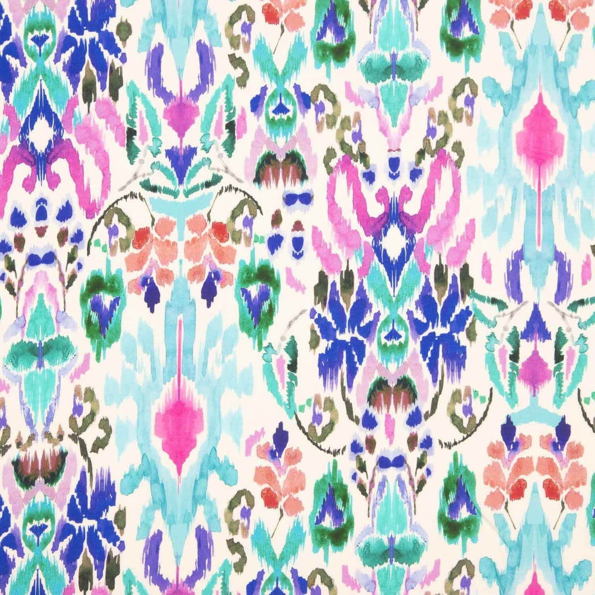 Voile Viskose Boho Ikat Multicolour - Ribes y Casals