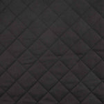 Schwarzer gesteppter Twill mit geometrischem Innenfutter - Ribes y Casals