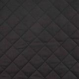 Schwarzer gesteppter Twill mit geometrischem Innenfutter - Ribes y Casals