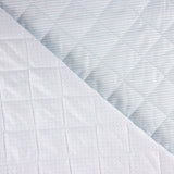 Gesteppte Baumwollsteppdecke Polka Dots-Stripes Hellblau - Ribes y Casals