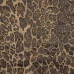 Leichte, doppelseitige Steppdecke mit Animalprint und Ocker - Ribes y Casals