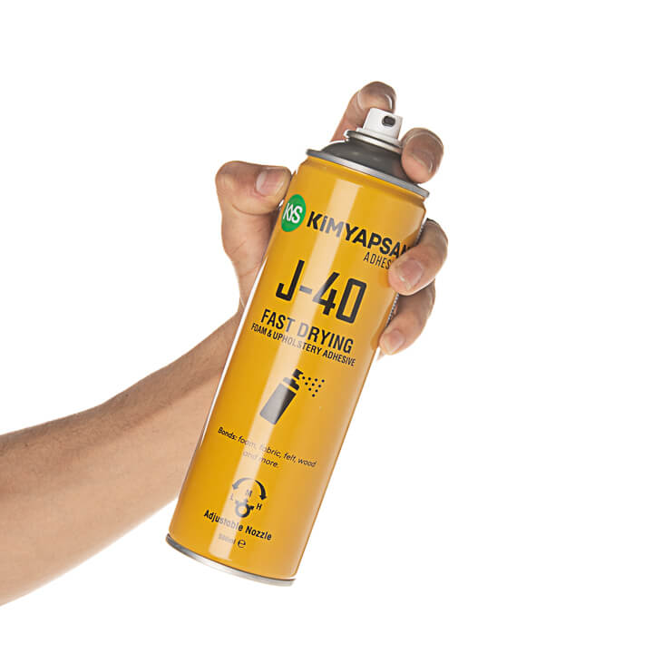 Kimyapsan J-40 Sprühkleber 500 ml für Polsterstoff und Autodächer - Ribes y Casals