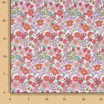 Perkal mit rosa Blumenmuster - Ribes y Casals