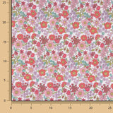 Perkal mit rosa Blumenmuster - Ribes y Casals