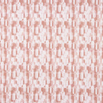 Perkal mit bedrucktem geometrischem Retro-Muster in Rosa - Ribes y Casals