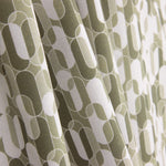 Perkal mit bedrucktem Retro-Muster in Beige - Ribes y Casals