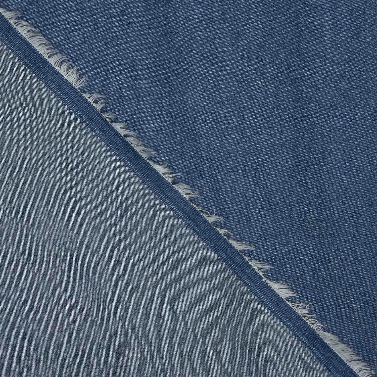 Baumwolle Gewebt Baumwolle Denim Look Medium Blau Medium - Ribes y Casals