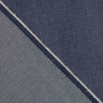 Gewebte Baumwolle Denim Look Dunkelblau - Ribes y Casals