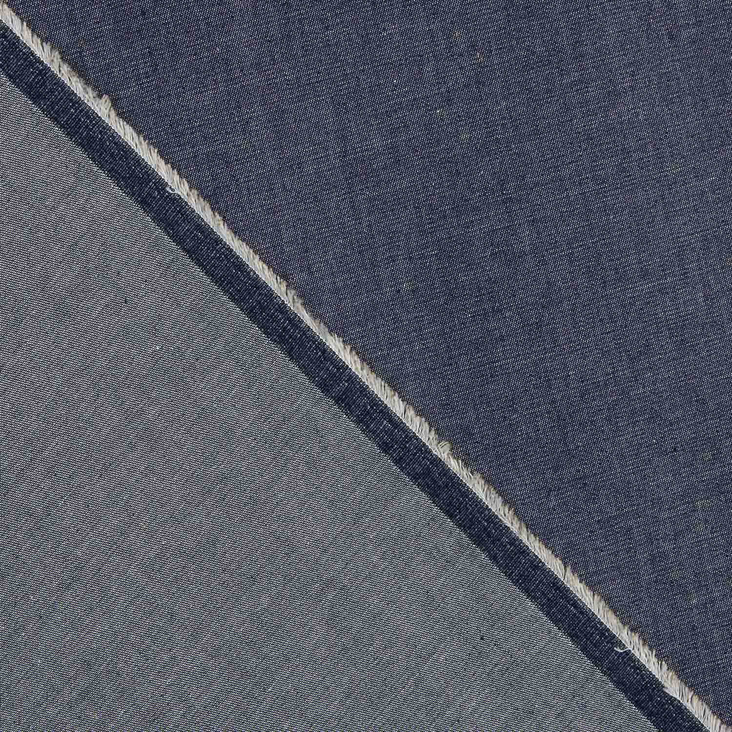 Gewebte Baumwolle Denim Look Dunkelblau - Ribes y Casals