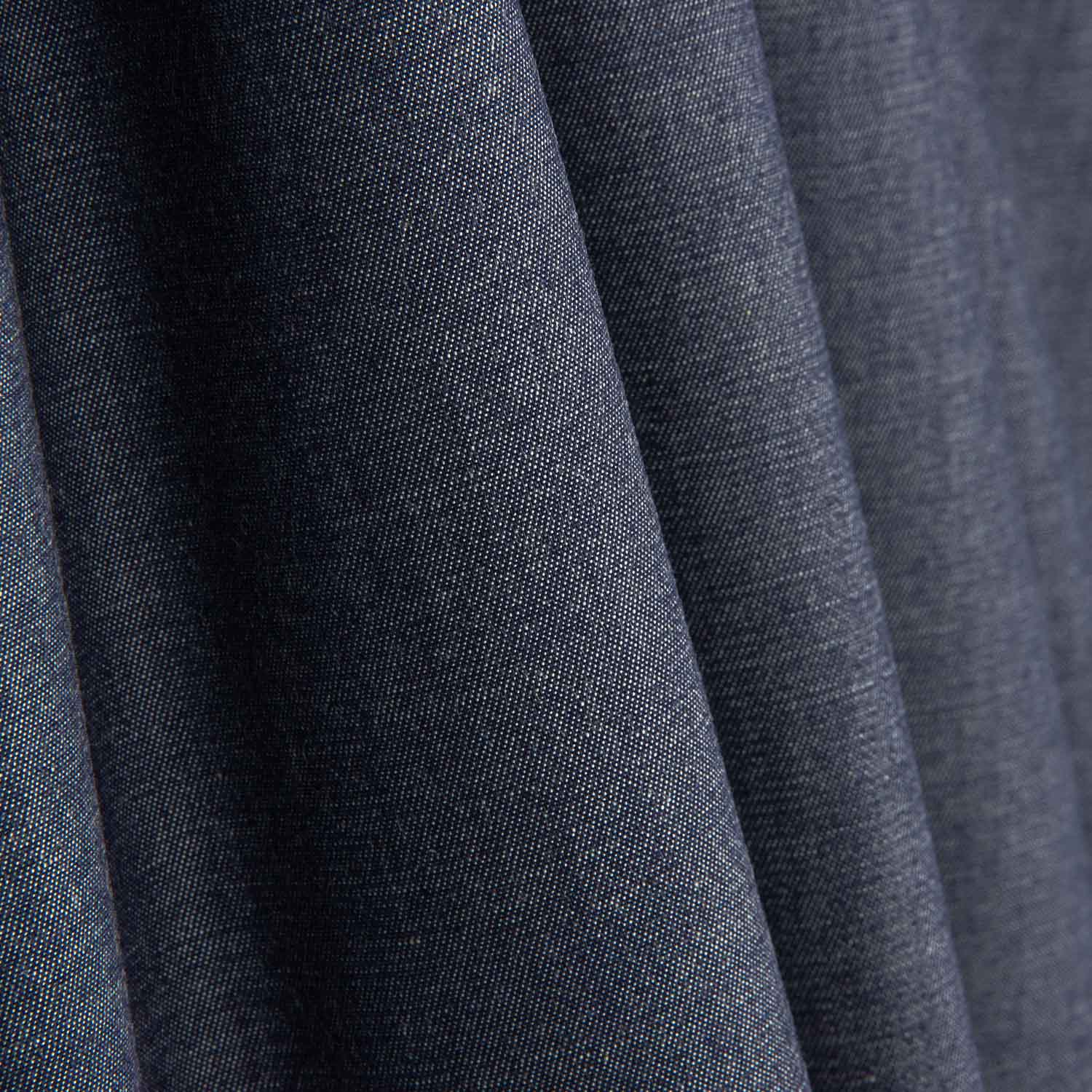 Gewebte Baumwolle Denim Look Dunkelblau - Ribes y Casals