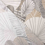 Tischtuch aus Harz Geometrische Blätter Beige und Grau - Ribes y Casals