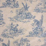 Resin Tischdecke Toile Natur Blau - Ribes y Casals