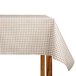 Vichy Beige Anti-Flecken-Tischdecke - Ribes y Casals