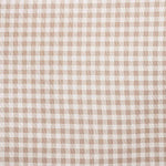 Reststück Tischdecke fleckabweisend Vichy Beige – verschiedene Maße x Breite 140 cm - Ribes y Casals