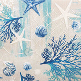 Harz Tischdecke Marine Korallenblau - Ribes y Casals