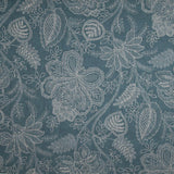 Canvas im Leinenstoff-Look mit provenzalischem Blumenmuster, blau - Ribes y Casals
