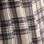 Canvas im Leinenstoff-Look mit Balmoral-Karos, blau - Ribes y Casals