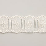 Beige Batist-Streifen 4cm - Ribes y Casals
