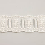 Beige Batist-Streifen 4cm - Ribes y Casals