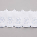 Blau-Weißer Piqué-Streifen 6,5cm - Ribes y Casals