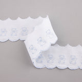 Blau-Weißer Piqué-Streifen 6,5cm - Ribes y Casals