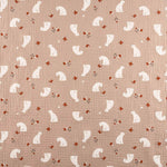 Beige Bären Baumwolle Musselin - Ribes y Casals