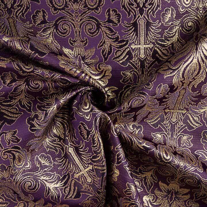 Versailles-Brokat in Amethyst und Gold - Ribes y Casals