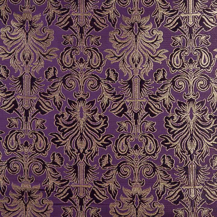 Versailles-Brokat in Amethyst und Gold - Ribes y Casals