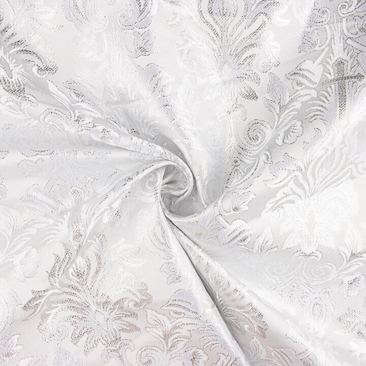 Versailles-Brokat in Perl-Silber - Ribes y Casals