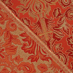 Versailles-Brokat in Rubinrot und Gold - Ribes y Casals