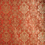 Versailles-Brokat in Rubinrot und Gold - Ribes y Casals