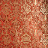 Versailles-Brokat in Rubinrot und Gold - Ribes y Casals