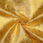 Jacquard in Naturfarbe mit goldenem Lurex-Kaschmir - Ribes y Casals