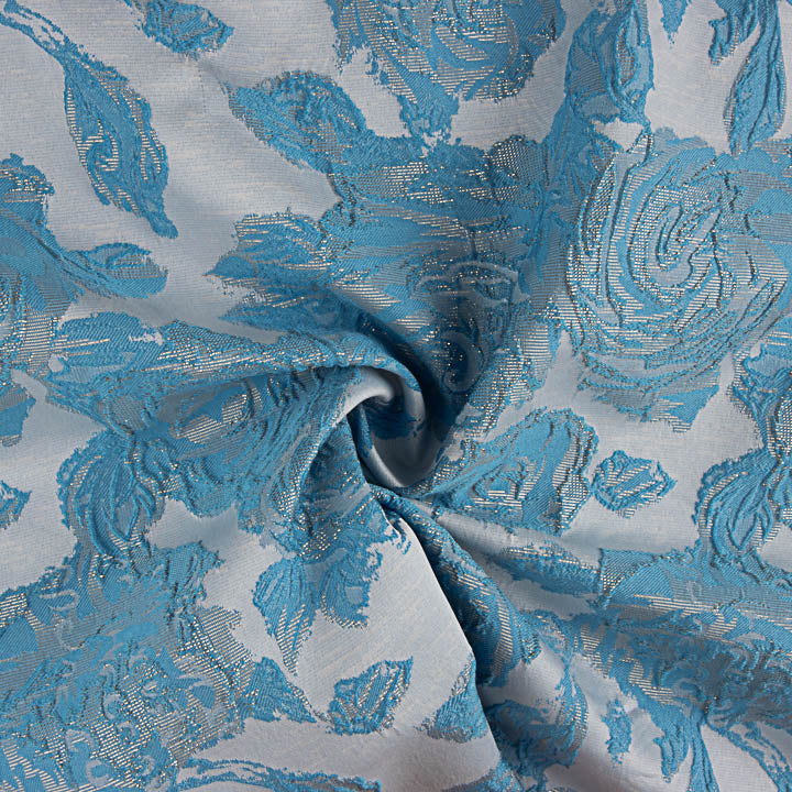 Brocade Azur Royale Himmelblau - Ribes y Casals