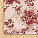 Brokat „Imperial Garden“ in Bordeauxrot und Gold - Ribes y Casals
