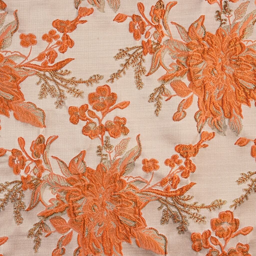 Brocade „Imperial Coral Sunset“ - Ribes y Casals