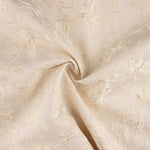 Brokat Floral Klassisch Elfenbein Gold - Ribes y Casals