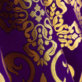 Liturgische Brokat Barock Kreuz Lila Gold - Ribes y Casals