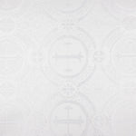 Liturgisches Kreuz aus Brokat Classic Weiß - Ribes y Casals