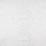 Liturgisches Kreuz aus Brokat Classic Weiß - Ribes y Casals