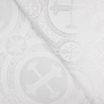 Liturgisches Kreuz aus Brokat Classic Weiß - Ribes y Casals
