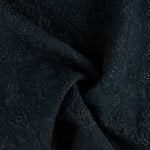 Brokat „Imperial Ocean“ – Marineblau-Silber - Ribes y Casals