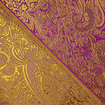 Jacquard in Lila mit goldenem Lurex-Kaschmir - Ribes y Casals