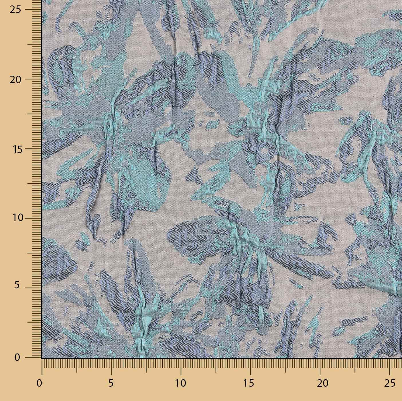 Brokatblätter Mauve Aquamarin - Ribes y Casals
