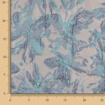 Brokatblätter Mauve Aquamarin - Ribes y Casals