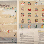 Baumwollstoff-Paneel Kinder-Adventskalender „Das Abenteuer des Weihnachtsmanns“ – DIY - Ribes y Casals