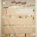 Baumwollstoff-Paneel Kinder-Adventskalender „Das Abenteuer des Weihnachtsmanns“ – DIY - Ribes y Casals